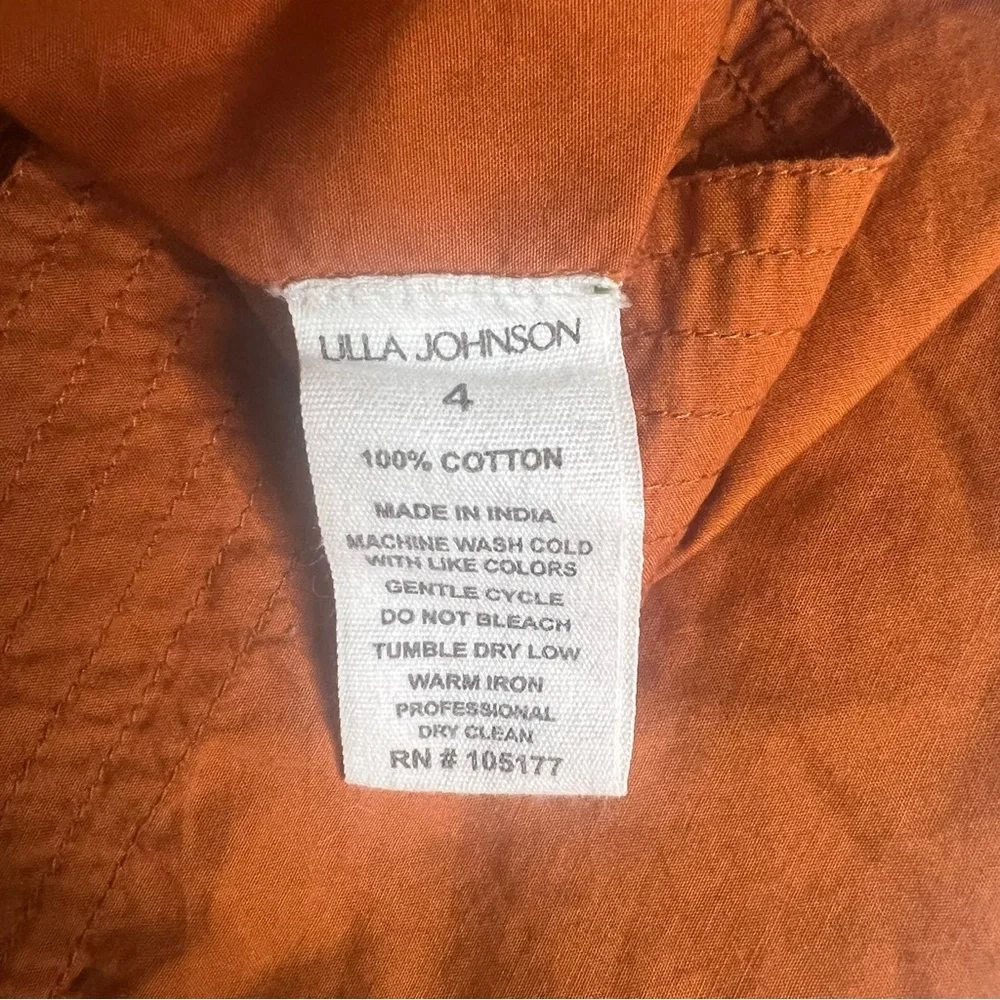 Ulla Johnson Louise Ruffle Top Size 4 - Picture 6 of 7